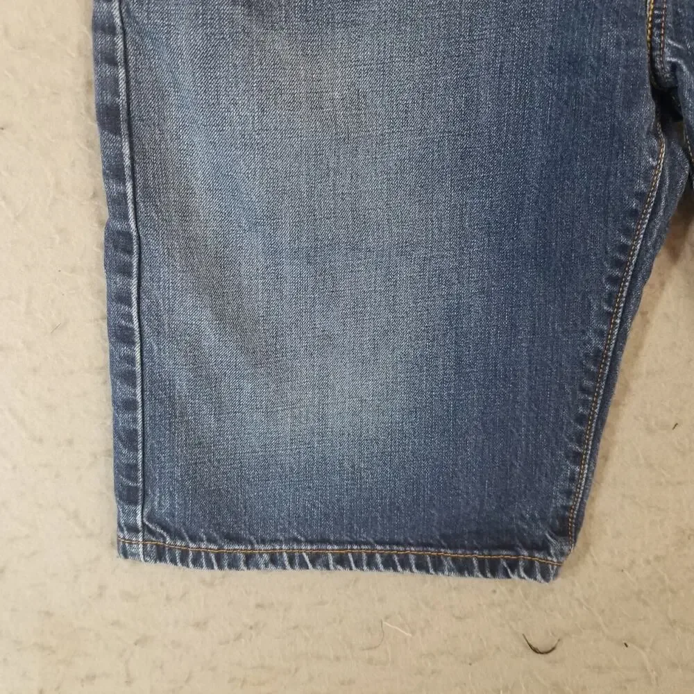 Levi's 569 shorts‎ men's 32x11 relaxed fit blue denim outdoor retro